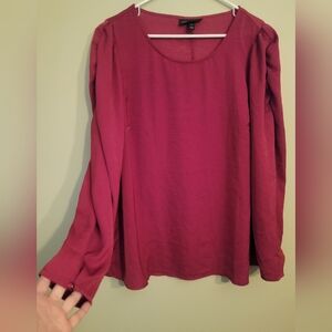 Lane Bryant Satin Shirt